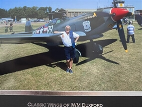 Customer Photo of Wing to Wing with a Spitfire (Squadron Leader)